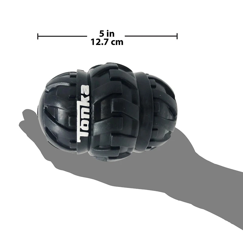 Balle de tennis Nerf Dog recouverte de caoutchouc, 8,9 cm