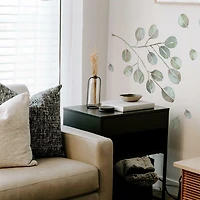 CATCOQ EUCALYPTUS GIANT PEEL & STICK WALL DECALS, EUCALYPTUS WALL DECAL