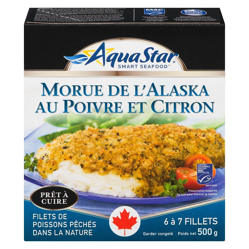 Lemon Pepper Oven Ready Alaskan Cod