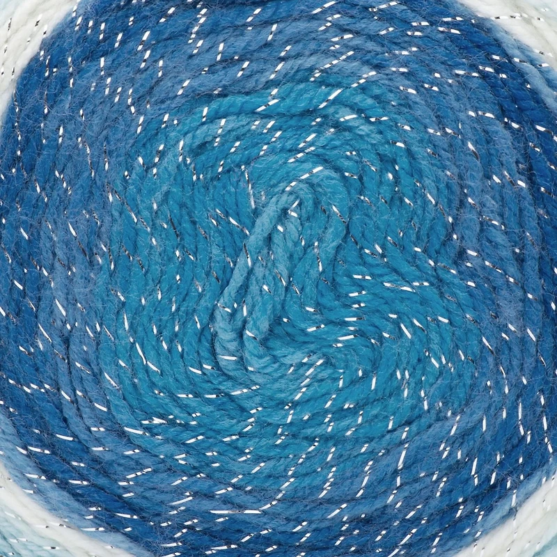 Red Heart® Roll With It Sparkle™ Yarn, Acrylic #4 Medium, 5.3oz/150g, 561 Yards