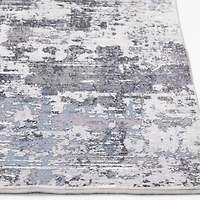 Banburry Grey and Blue Woven Area Rug