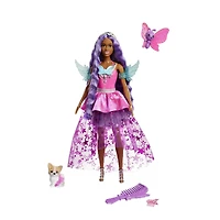 Barbie-A Touch of Magic-Brooklyn-Poupée avec 2 animaux féeriques