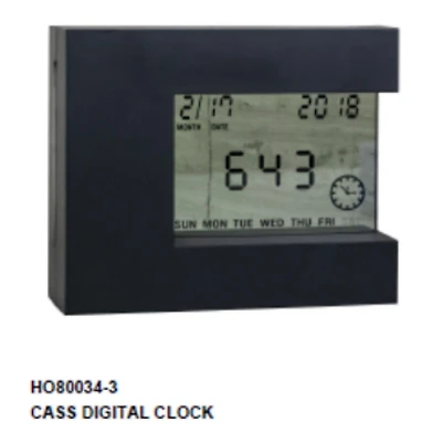 Cass Horloge Numérique (Noir)