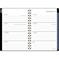 Cambridge Small West Village Dots 2024 Weekly/Monthly Frosted Poly Planner, Weekly/Monthly Planner