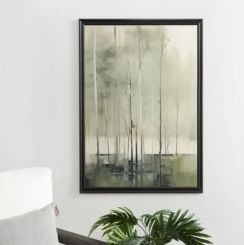 Cadre pour affiche noir Leno de hometrends Cadre d'affiche traditionnel