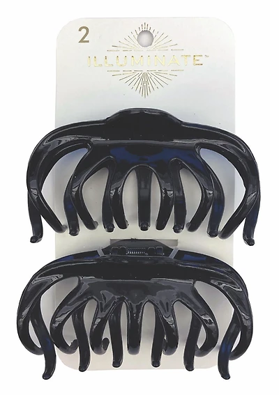 JUMBO BLACK WIDE CLAW CLIPS