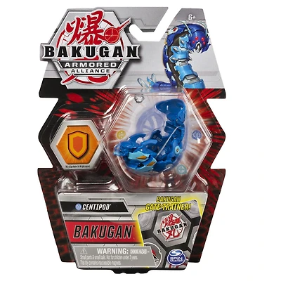 Bakugan, Centipod, Figurine Armored Alliance articulée de 5 cm à collectionner et carte à échanger