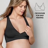 Medela Keep Cool Sleep Bra | Seamless Maternity & Nursing Sleep Bra with Full Back Breathing Zone and Soft Touch fabric. Black | Small, Maternity & Nursing Sleep Bra