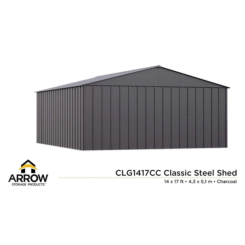 Arrow Classic, 14 x 17, Charbon