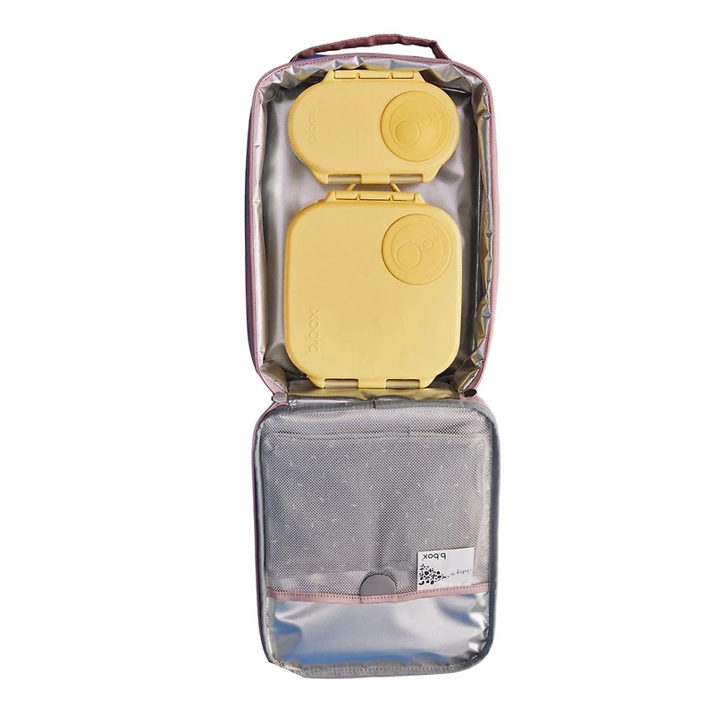 b.box - Mini boîte à déjeuner pour enfants : boîte à bento légère, récipient à collation avec 2 compartiments étanches. Fournitures scolaires à partir de 3 ans, sans BPA