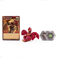 Bakugan, Pyrus Serpenteze, 2-inch Tall Collectible Transforming Creature, for Ages 6 and Up