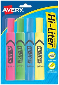 Avery® HI-LITER® Surligneur modèle bureau