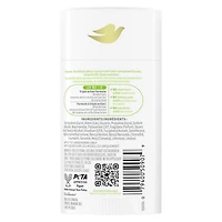 Dove Vitamin Care+ Cucumber & Melon Scent Aluminum-Free Deodorant Stick, 72h Breathable Odour Protection, 74g