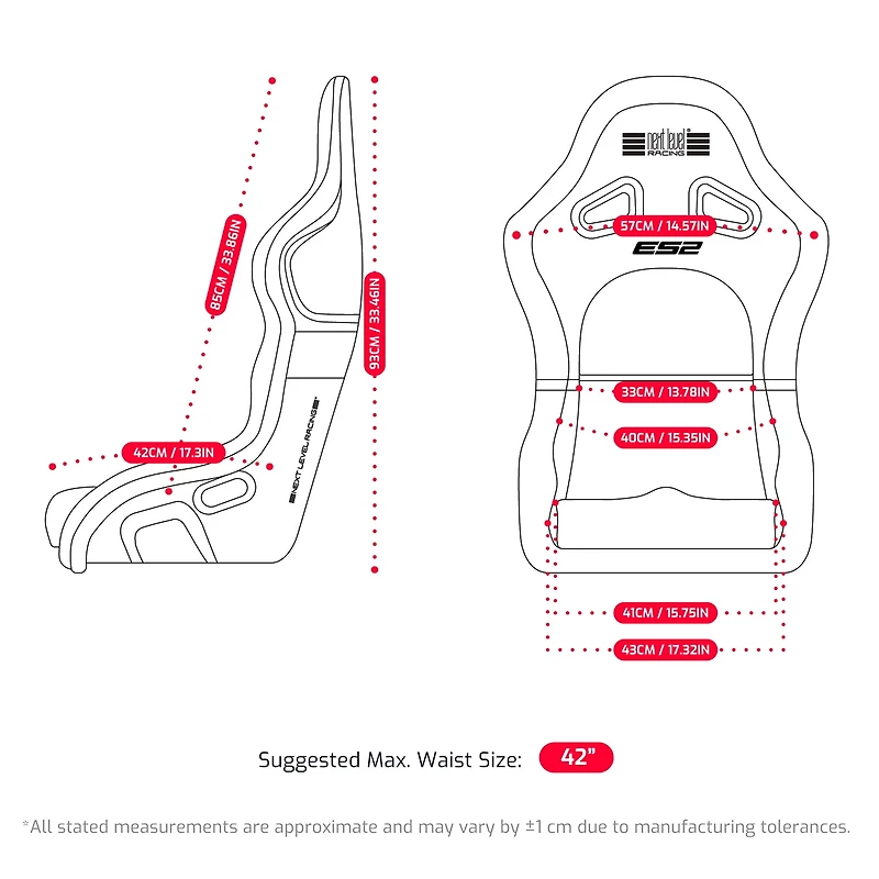 Next Level Racing® ES2 Elite Sim Racing Seat