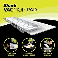 Shark VACMOP Cordless Hard Floor Vacuum Mop with Disposable VACMOP Pad
