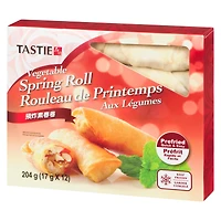 Tastie Vegetable Spring Roll 204 g, Net Wt. 204 g (17 g x 12)