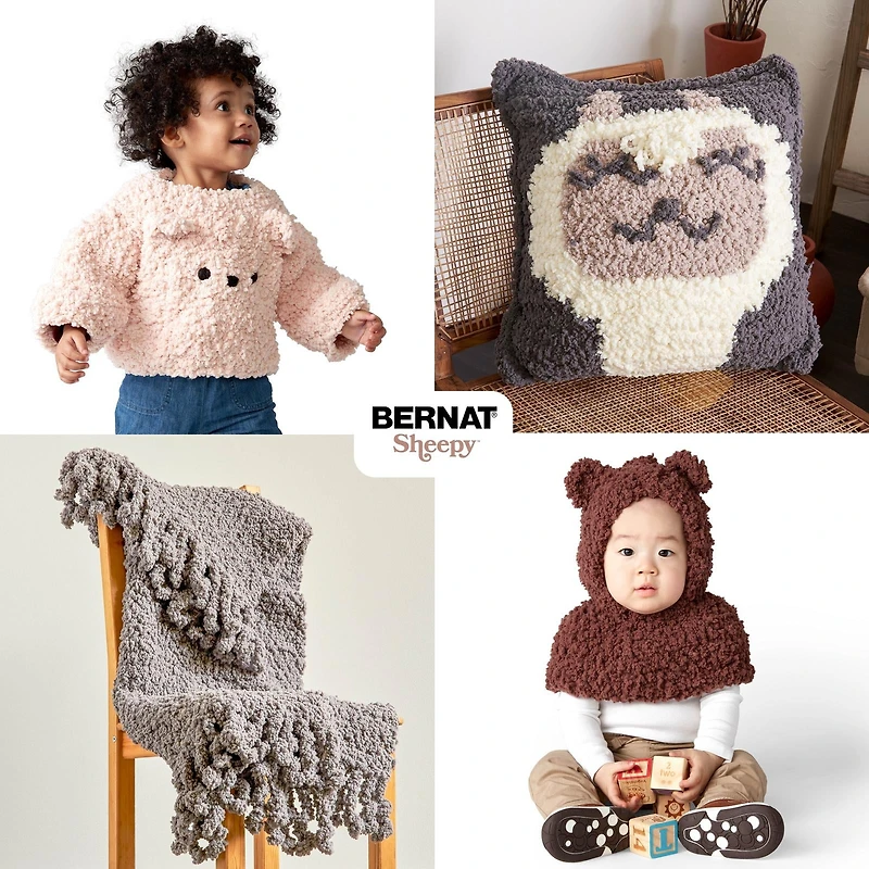 Bernat® Fil Sheepy™, Nylon #6 Super Volumineux, 8,8 Oz/250 G, 149 Yards