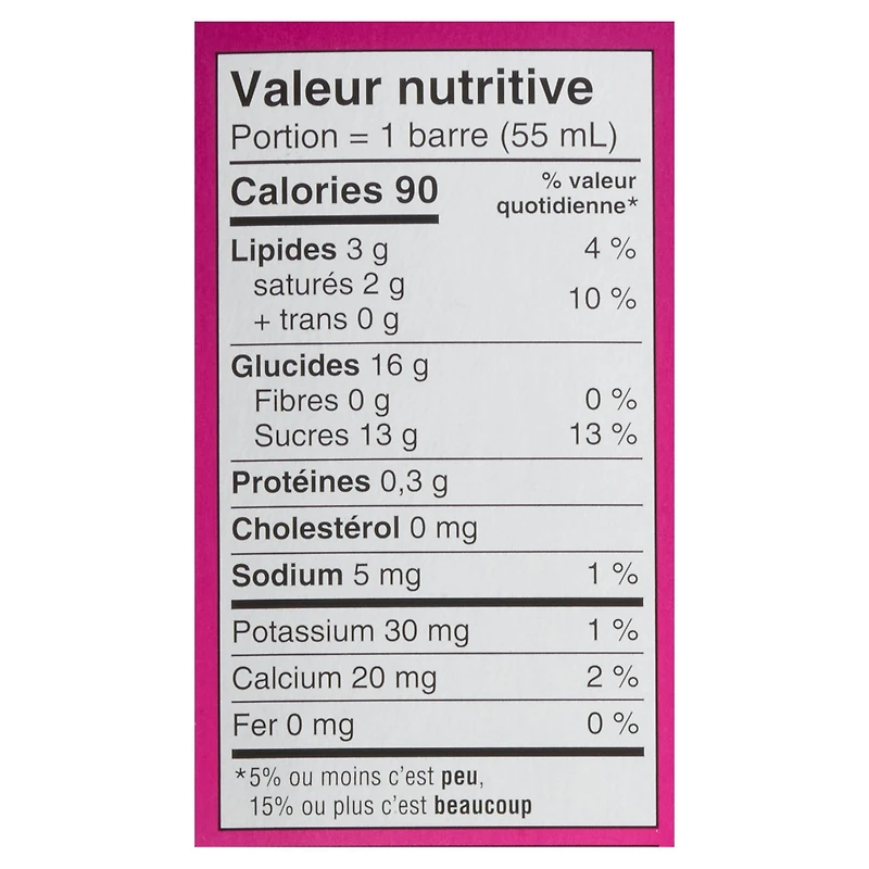 Chapman's Low Calorie Canadian Collection Tiger Paw Sorbet Bars in a Carton, 8 x 55mL