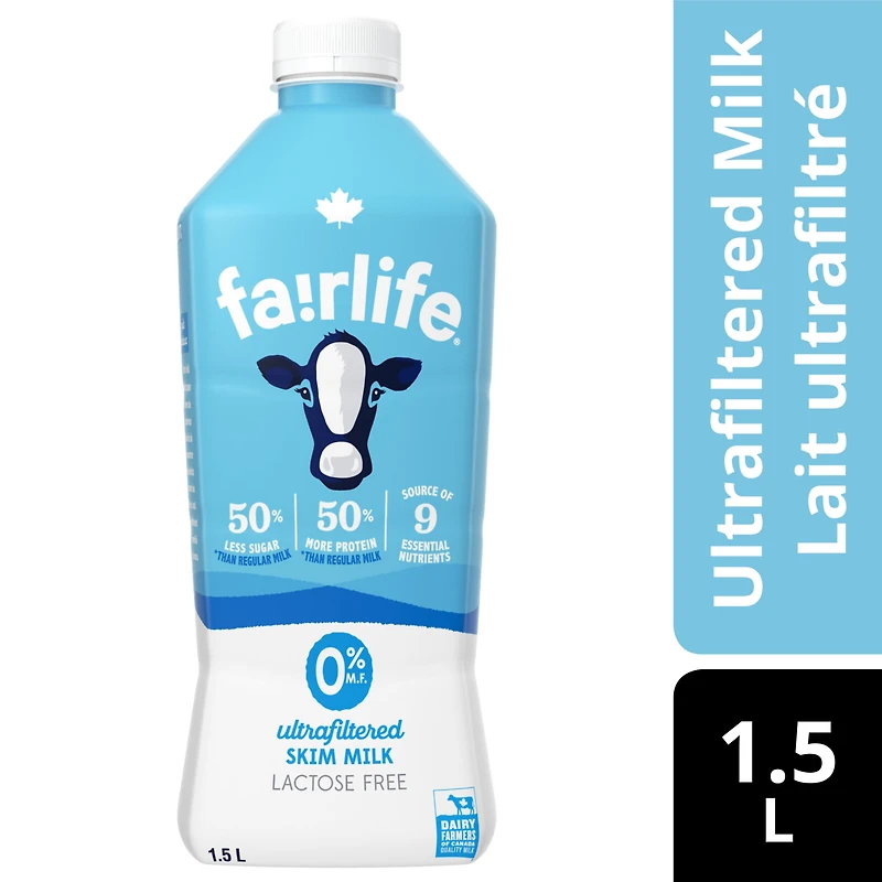 Fairlife Skim Milk 0% Bottle, 1.5 Liters, 1.5 x L