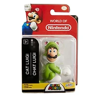Figurine d'articulation limitée Luigi le chat de Nintendo de 2,5 po