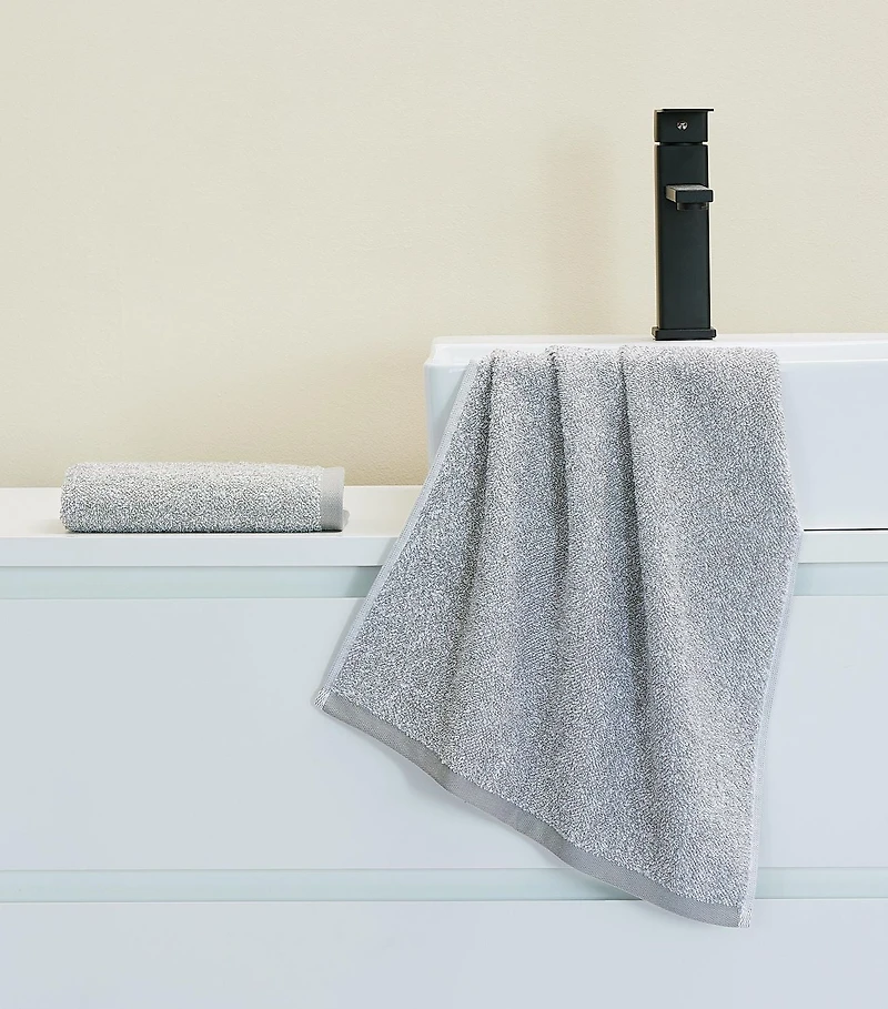 Essuie-mains Chaps pour salle de bain - Serviette en coton filé anneau