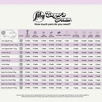 Lily Sugar N' Cream Fil Super Size Twists, Torsions Couvertes, 3oz(85g), Moyen, Coton