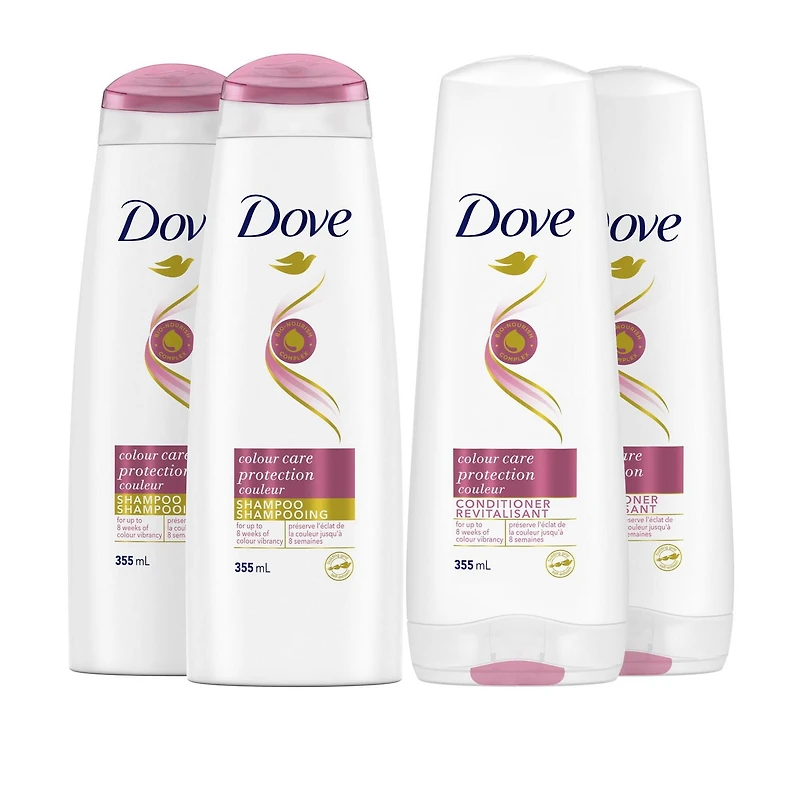 Shampooing & Revitalisant Dove pour cheveux colorés avec complexe Bio-Nourish