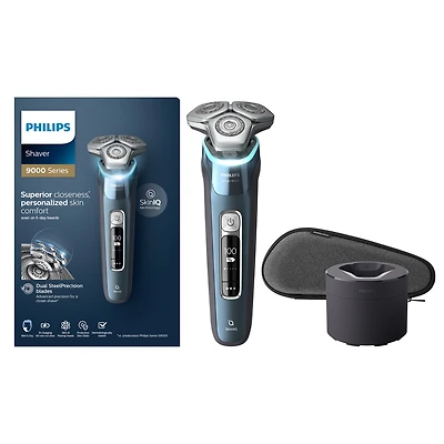 Philips Series 9000, Wet & Dry Electric Shaver, Ice Blue, S9982/50