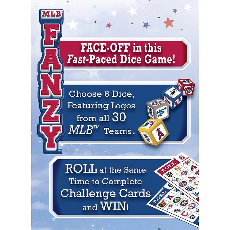 Masterpieces Puzzle Company Ligue De MLB Fanzy Jeu De Dés