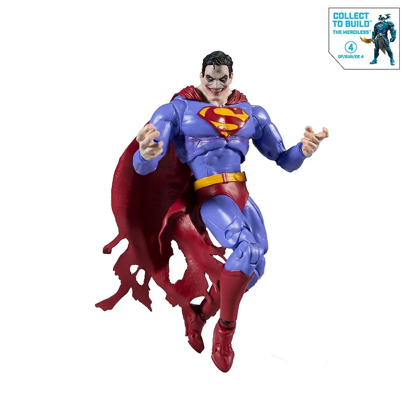 McFarlane Toys - DC Multiverse - Superman (The Infected) Action Figure with Build-A Parts for 'The Merciless' Figure