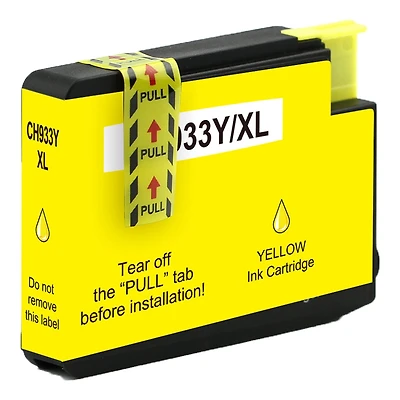 L-ink Cartouche à Jet d'encres Jaune Compatible 933XL (CN056AN)
