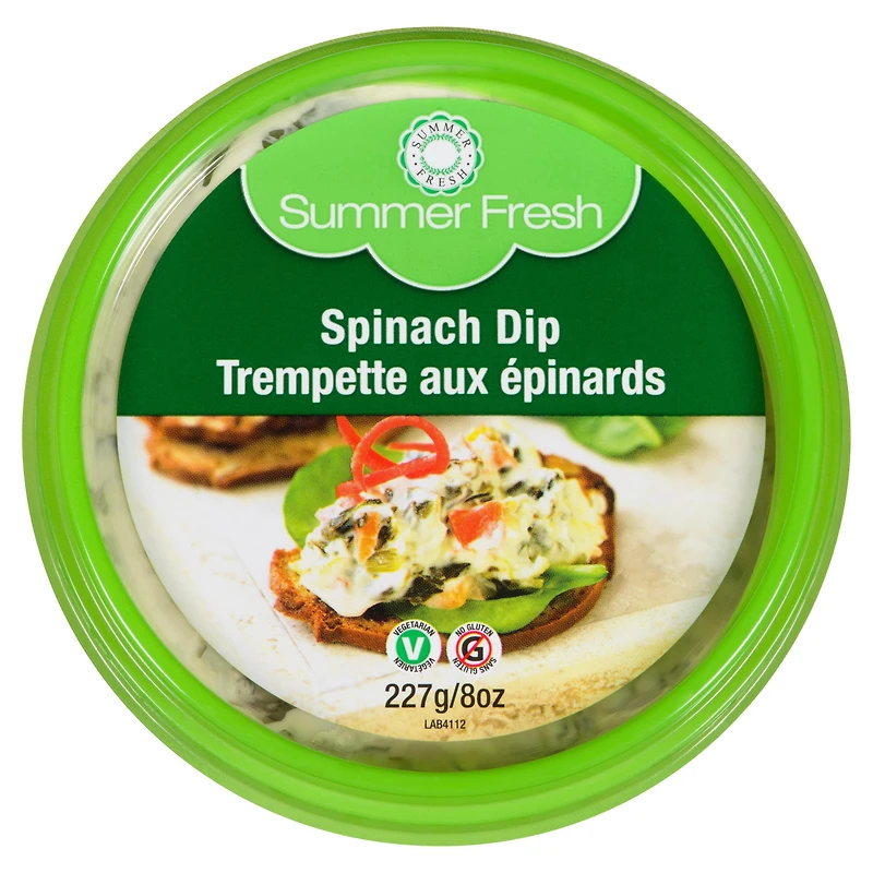 Trempette aux épinards Summer Fresh 227  g