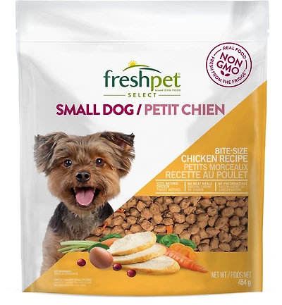 Freshpet Select Sans Grains Petit Chien Recette Au Poulet Tendre .45KG