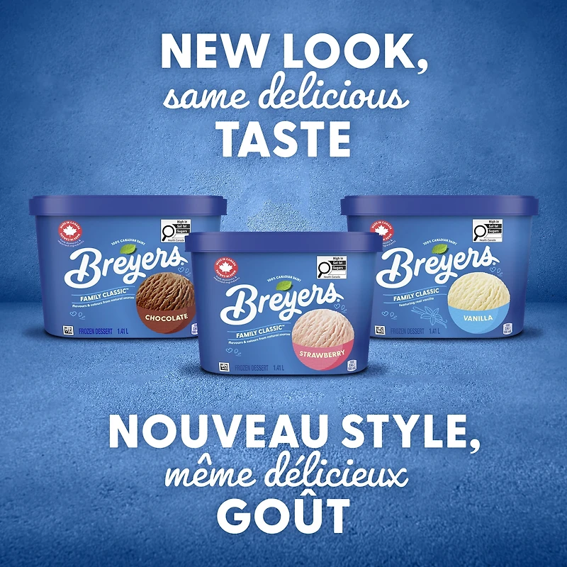 Dessert Glacé Breyers Vanille Française 1.41 L