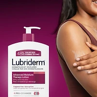 Lotion Lubriderm Advanced Moisture Therapy - Vitamine E, provitamine B5, procéramides, peau sèche, sans parfum 710 ml