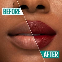 Maybelline New York Green Edition Butter Cream Lipstick, Formulated with Cocoa Butter, High-Impact Creamy Colour, Ecliptic, Purple, 3.4g