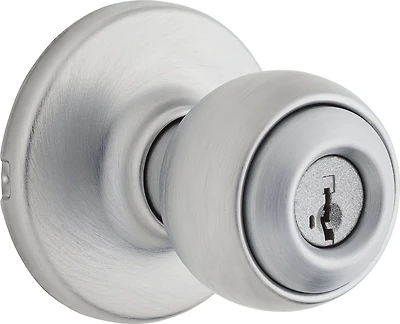 Essentials by Weiser pour portes d’entrée Ball en Chrome Satiné Facile et durable
