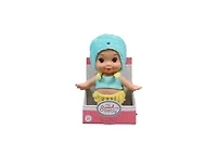 My Sweet Baby 5.5-inch Trendy Tots Mini Baby Doll, Dinosaur Theme, Light Skin Tone
