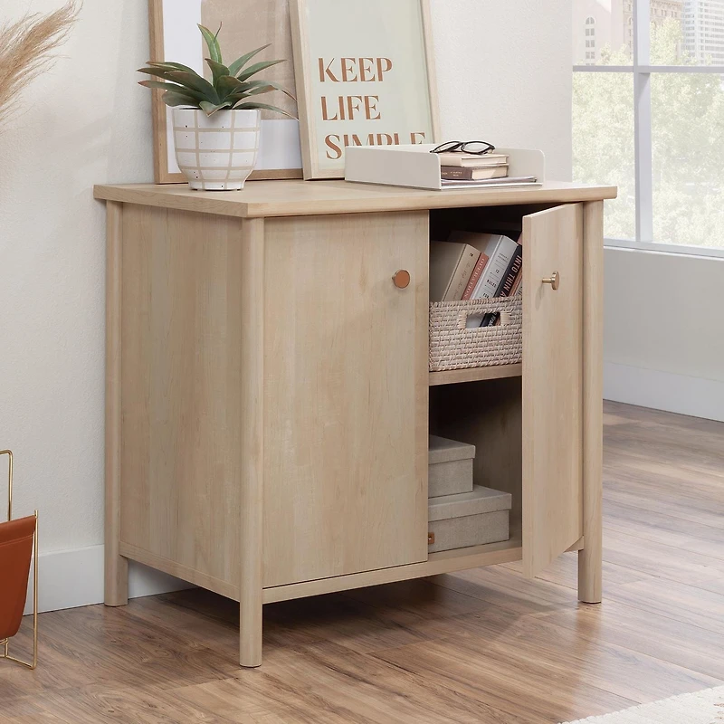 Sauder La Collection Whitaker Point Meuble de Rangement, Finition Natural Maple, 429373