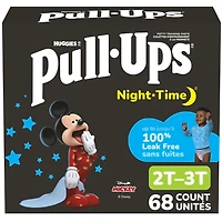 Pull-Ups Night Time Training Pants, Giga Pack, Size 2T-6T