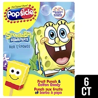 Pops Glacés Popsicle Bob l'Éponge 6 x 60 mL