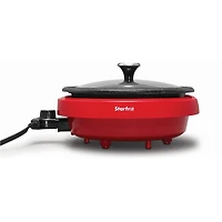 Starfrit The Rock Marmite Électrique Hot-Pot avec Diviseur, 3L, Antiadhésif Rock.Tec, Température Réglable, 1200W, Facile à Nettoyer Savourez deux bouillons à la fois avec le chaudron électrique Starfrit The Rock à deux compartiments. Surface antiadhésive Rock.Tec, capacité de 3L, chaleur réglable et base isolée. Aluminium coulé pour une cuisson uniforme et sécuritaire.