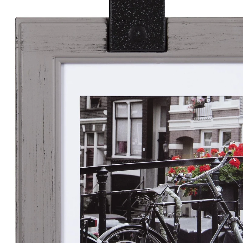 Barndoor 9 Opening Graywash Collage Frame, 27in W x 19.5in H