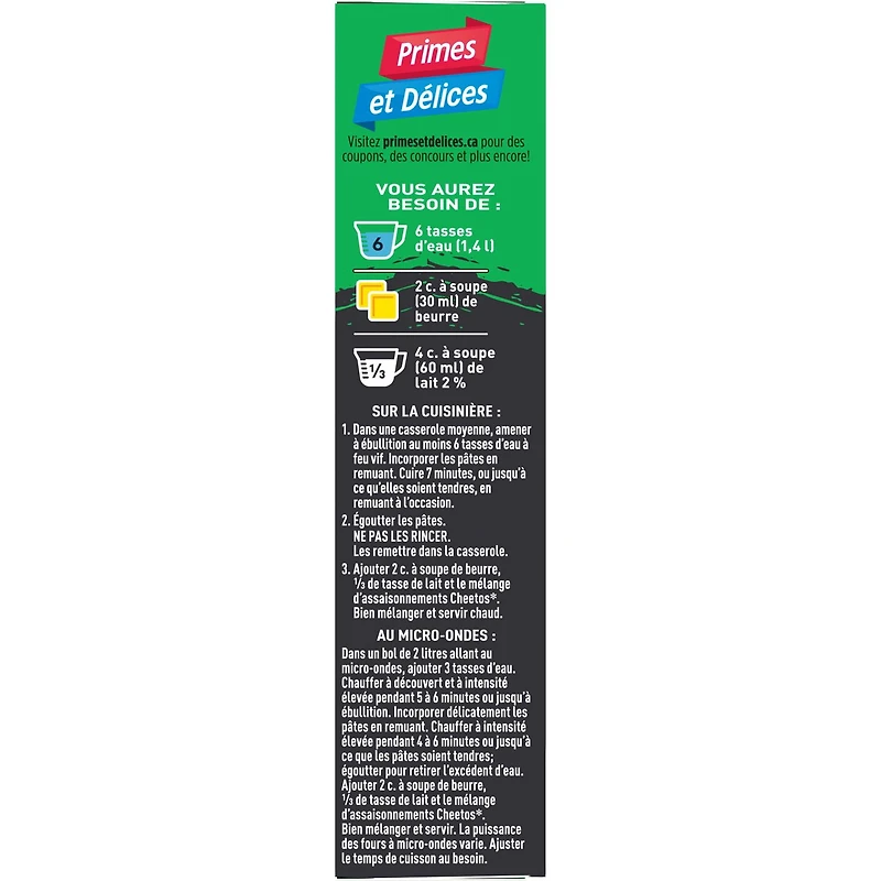 Cheetos Macaroni au Fromage Jalapeño Fromagé Pâtes 164 g.
