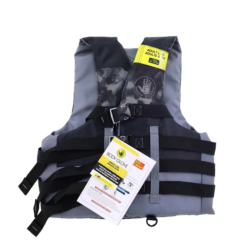BODY GLOVE 4 BUCKLE VEST (PFD) ADULT L/XL
