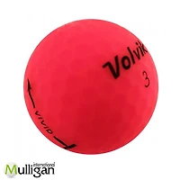 Mulligan - 48 balles de golf récupérées Volvik Vivid 5A , Rose