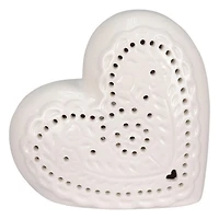 Valentine's Day 4.5“LED Ceramic Heart Table Decor