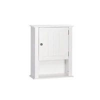 Ashland Collection Maison RiverRidge® Armoire murale de salle de bain, 16,54 po. (larg) x 20,47 po. (haut) x 7,09 po. (p), blanc