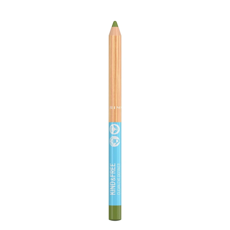 Rimmel Traceur pour les yeux KIND & FREE™, 100% végétalien, texture ultra-crémeuse et onctueuse, pigmentation intense jusqu'à 12 heures Traceur pour les yeux végétalien