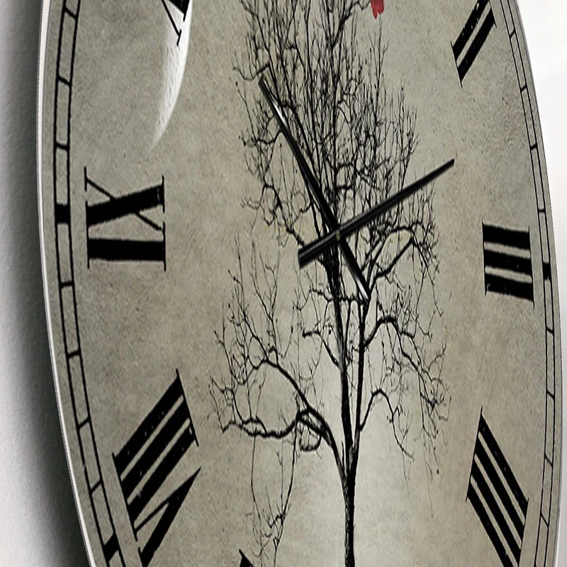 Designart 'Inevitable' Large Cottage Wall Clock